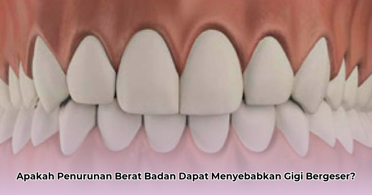 can weight loss cause teeth to shift